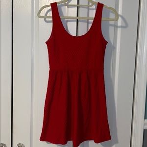 Red Flow Mini Dress